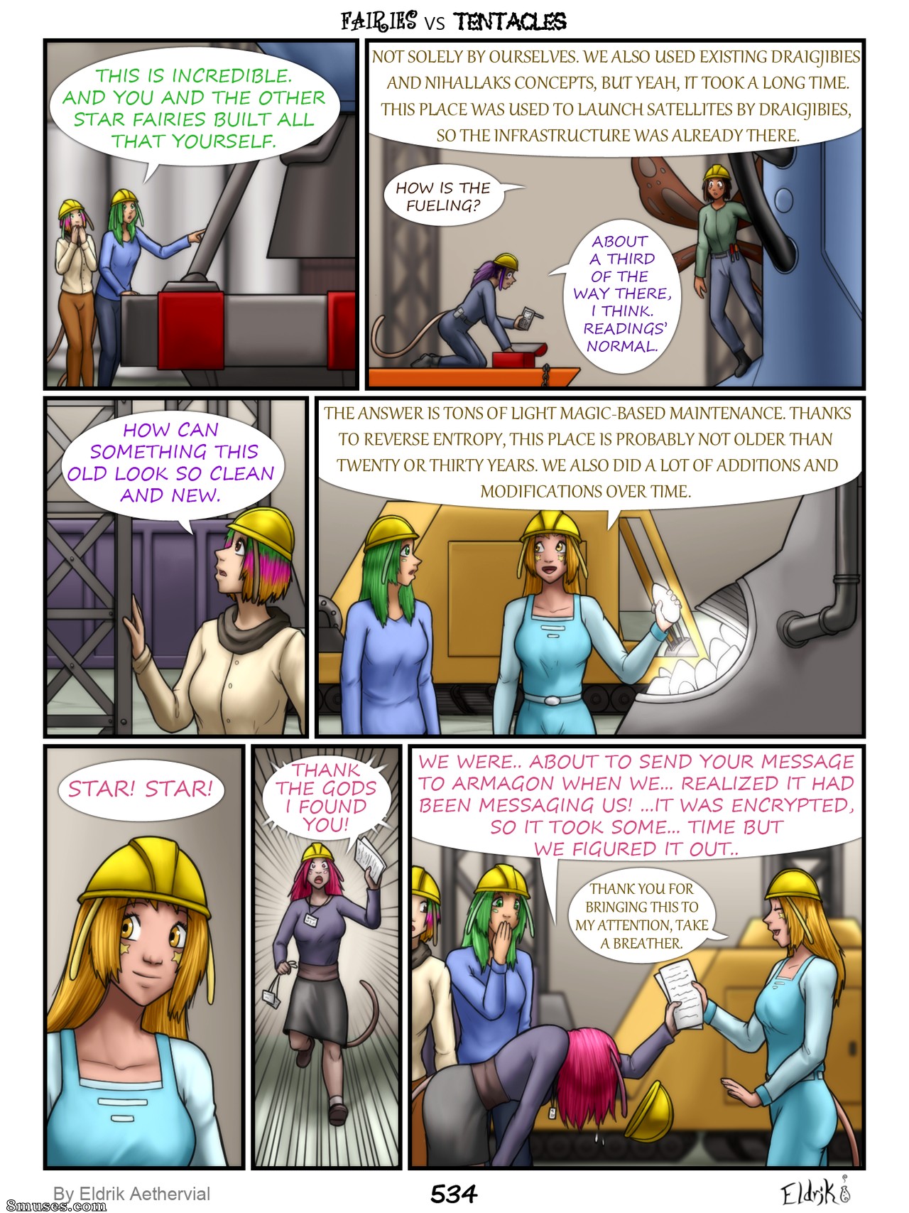 BobbyDando - Eldrik Aethervial - Fairies vs Tentacles - Page 535