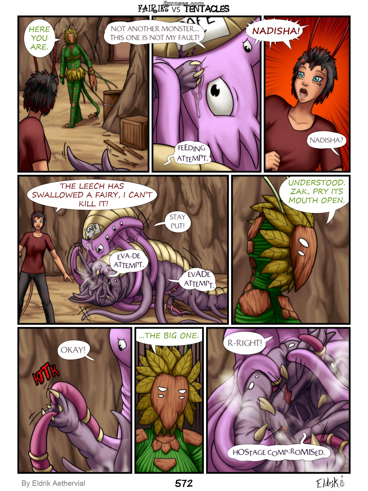 BobbyDando - Eldrik Aethervial - Fairies vs Tentacles - Page 573