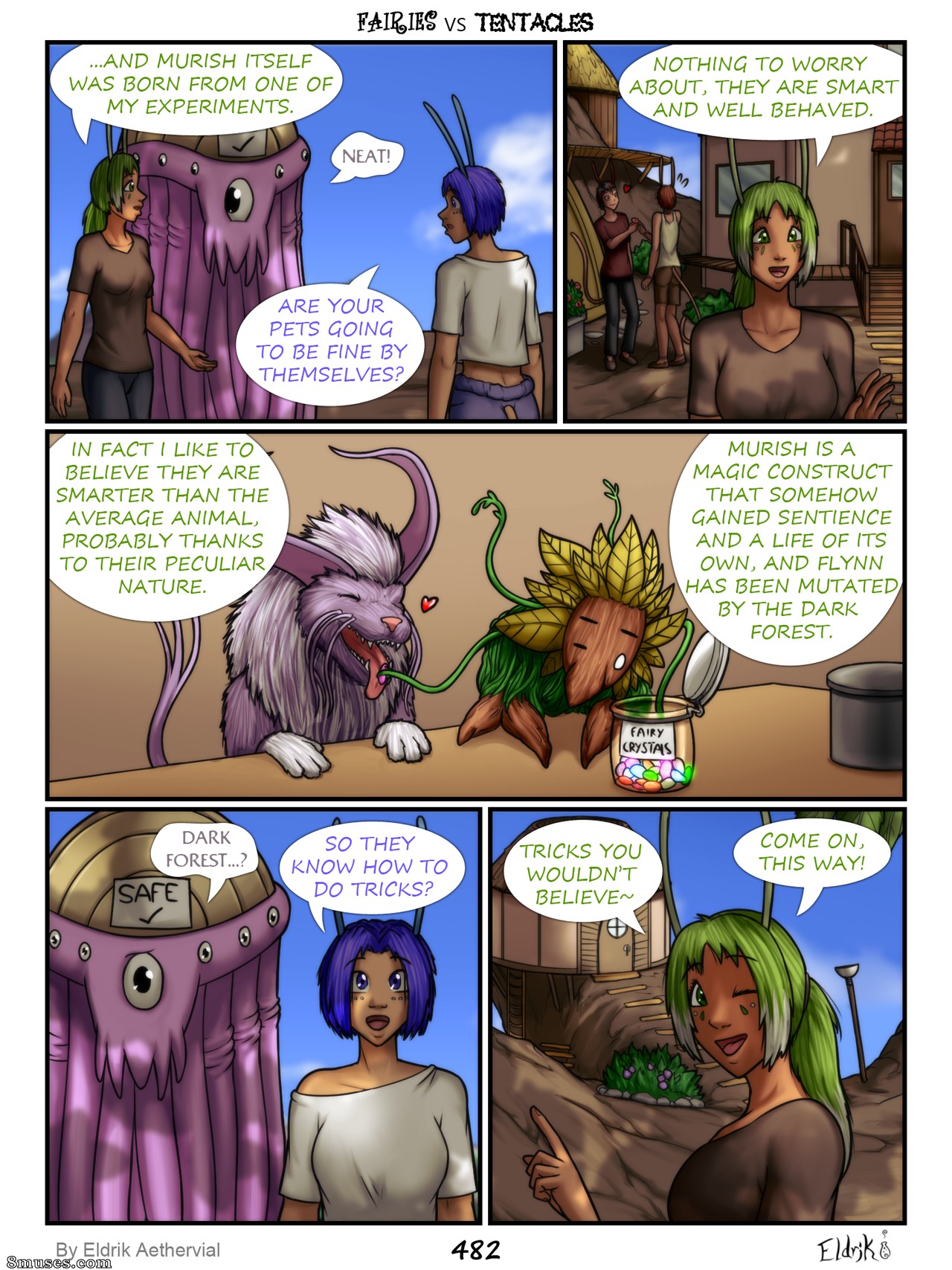 BobbyDando - Eldrik Aethervial - Fairies vs Tentacles - Page 483