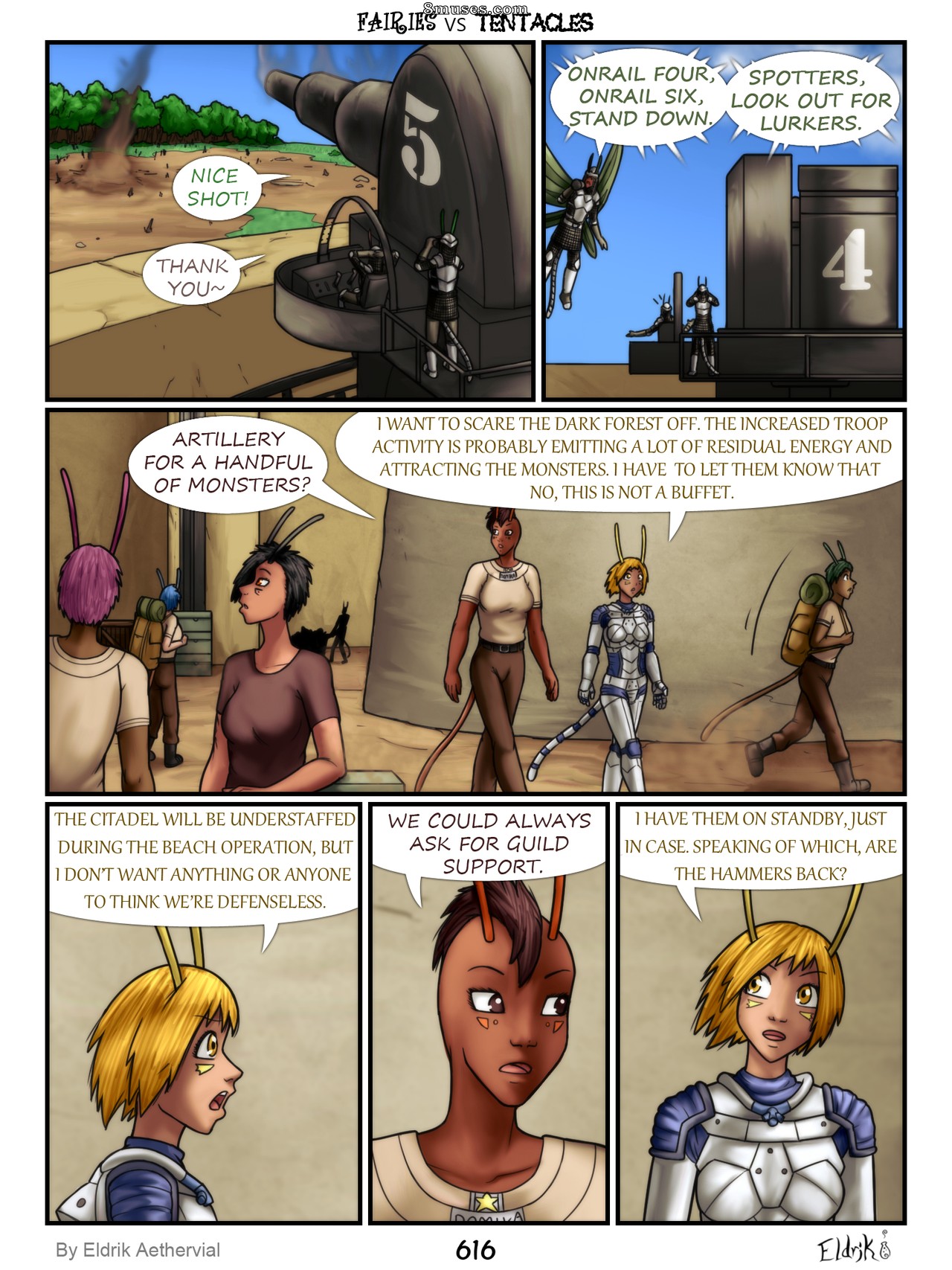 BobbyDando - Eldrik Aethervial - Fairies vs Tentacles - Page 617