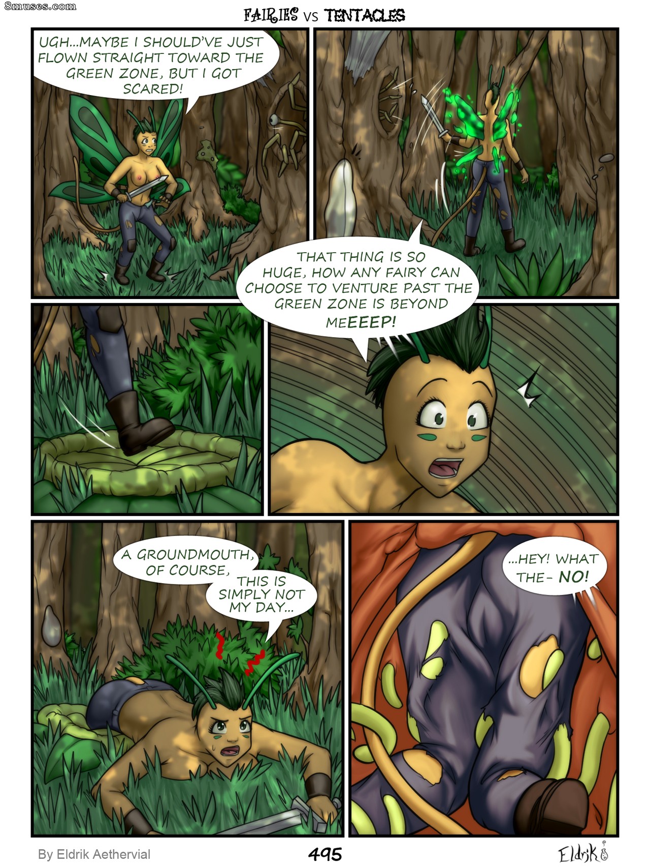 BobbyDando - Eldrik Aethervial - Fairies vs Tentacles - Page 496