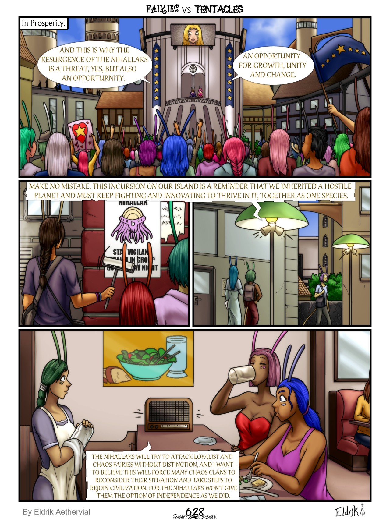 BobbyDando - Eldrik Aethervial - Fairies vs Tentacles - Page 629