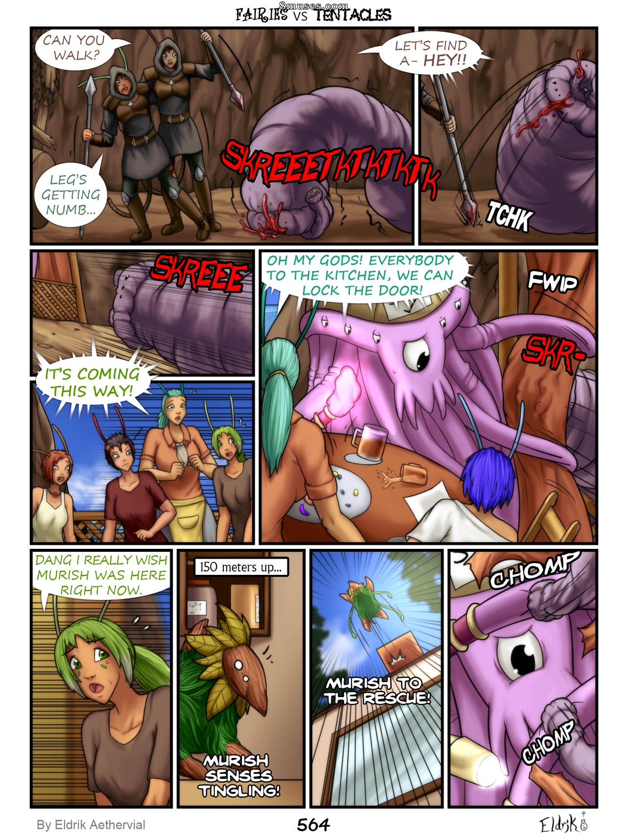 BobbyDando - Eldrik Aethervial - Fairies vs Tentacles - Page 565