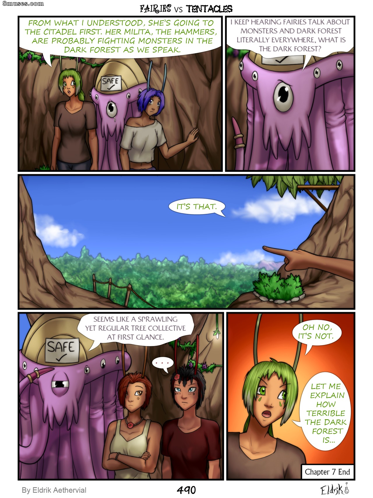 BobbyDando - Eldrik Aethervial - Fairies vs Tentacles - Page 491