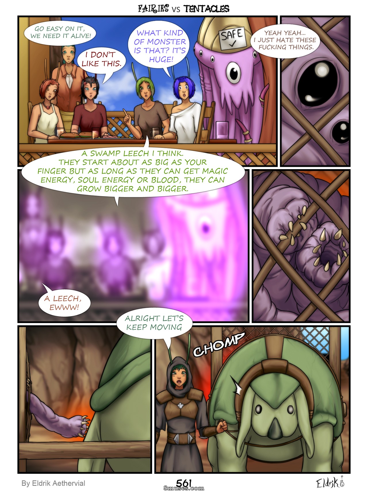 BobbyDando - Eldrik Aethervial - Fairies vs Tentacles - Page 562
