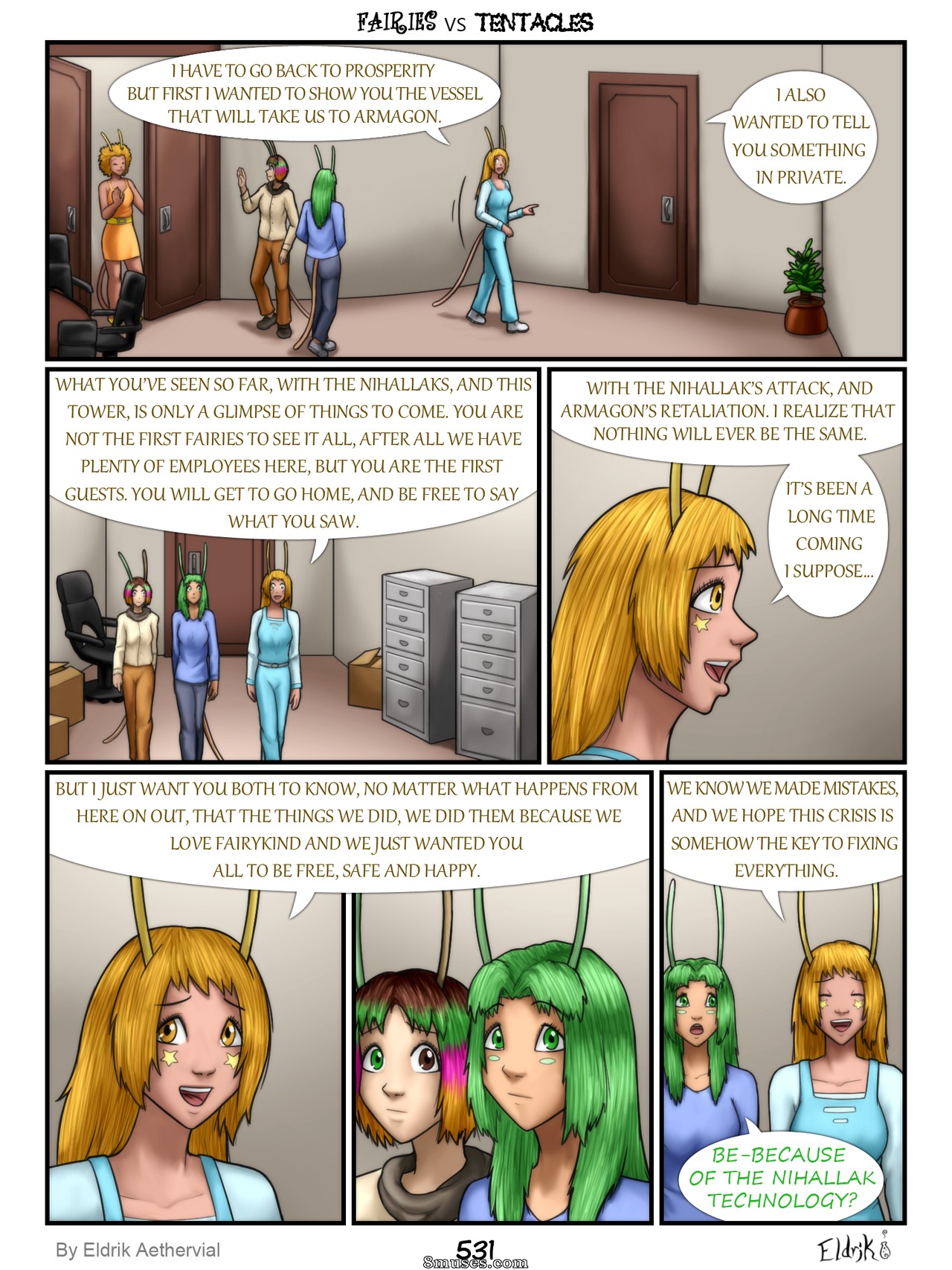 BobbyDando - Eldrik Aethervial - Fairies vs Tentacles - Page 532