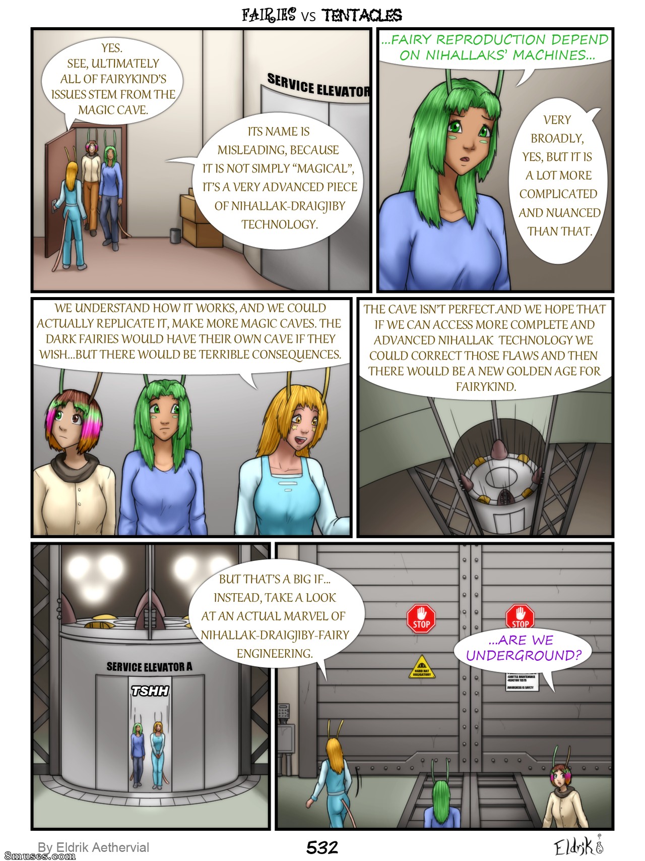 BobbyDando - Eldrik Aethervial - Fairies vs Tentacles - Page 533