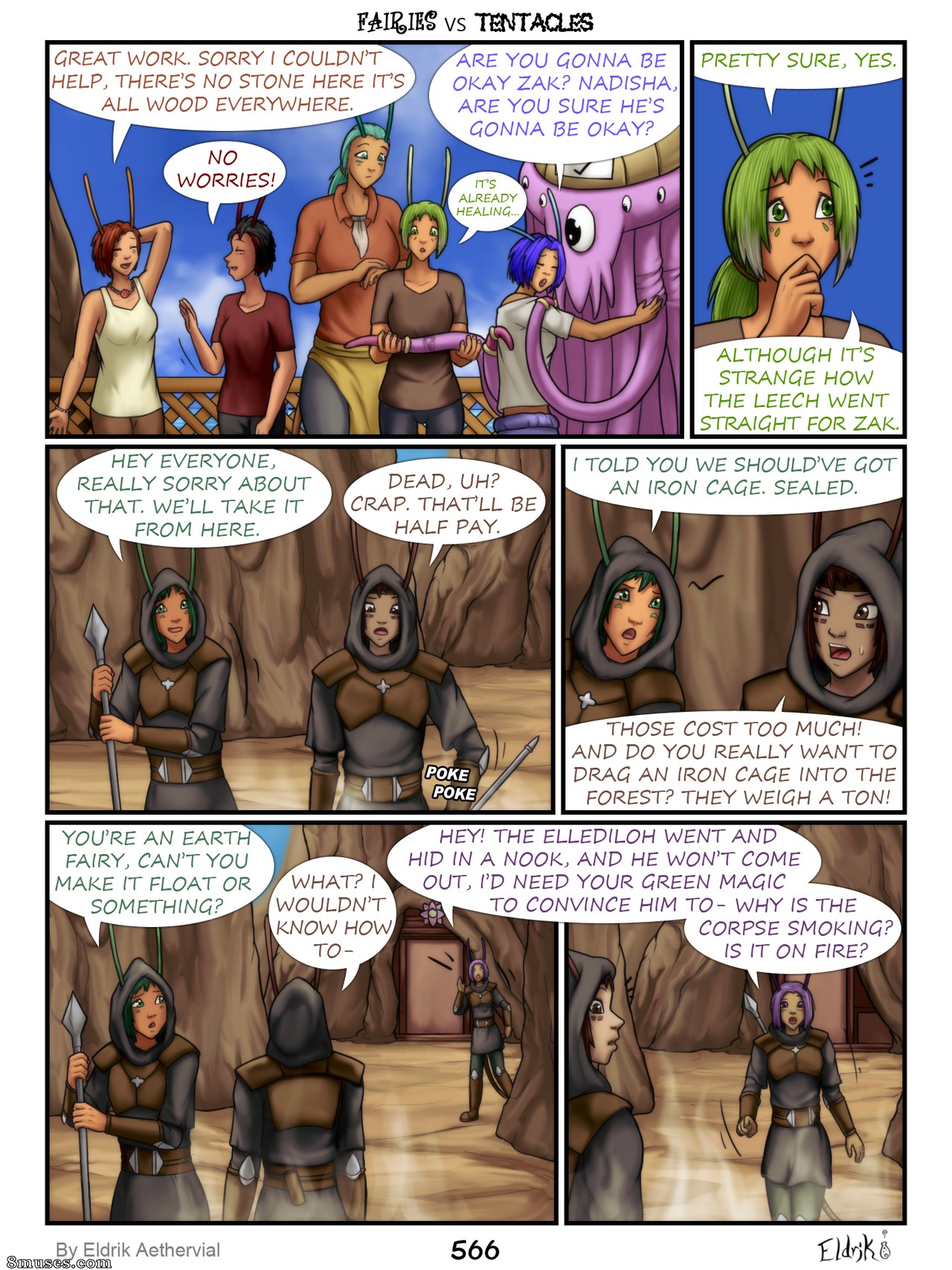 BobbyDando - Eldrik Aethervial - Fairies vs Tentacles - Page 567