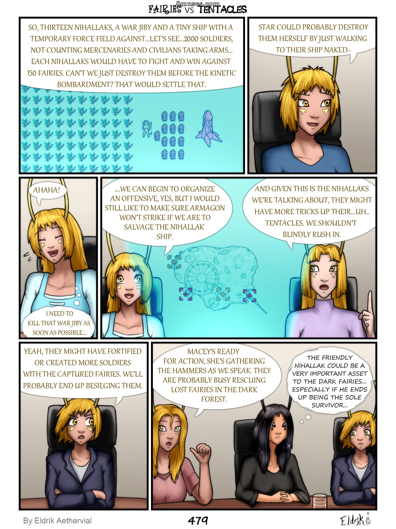 BobbyDando - Eldrik Aethervial - Fairies vs Tentacles - Page 480