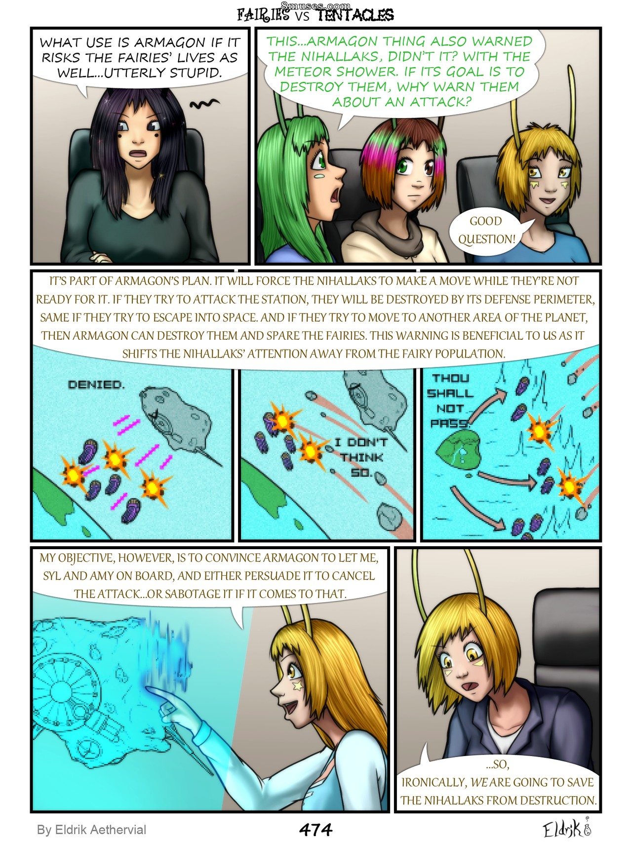 BobbyDando - Eldrik Aethervial - Fairies vs Tentacles - Page 475