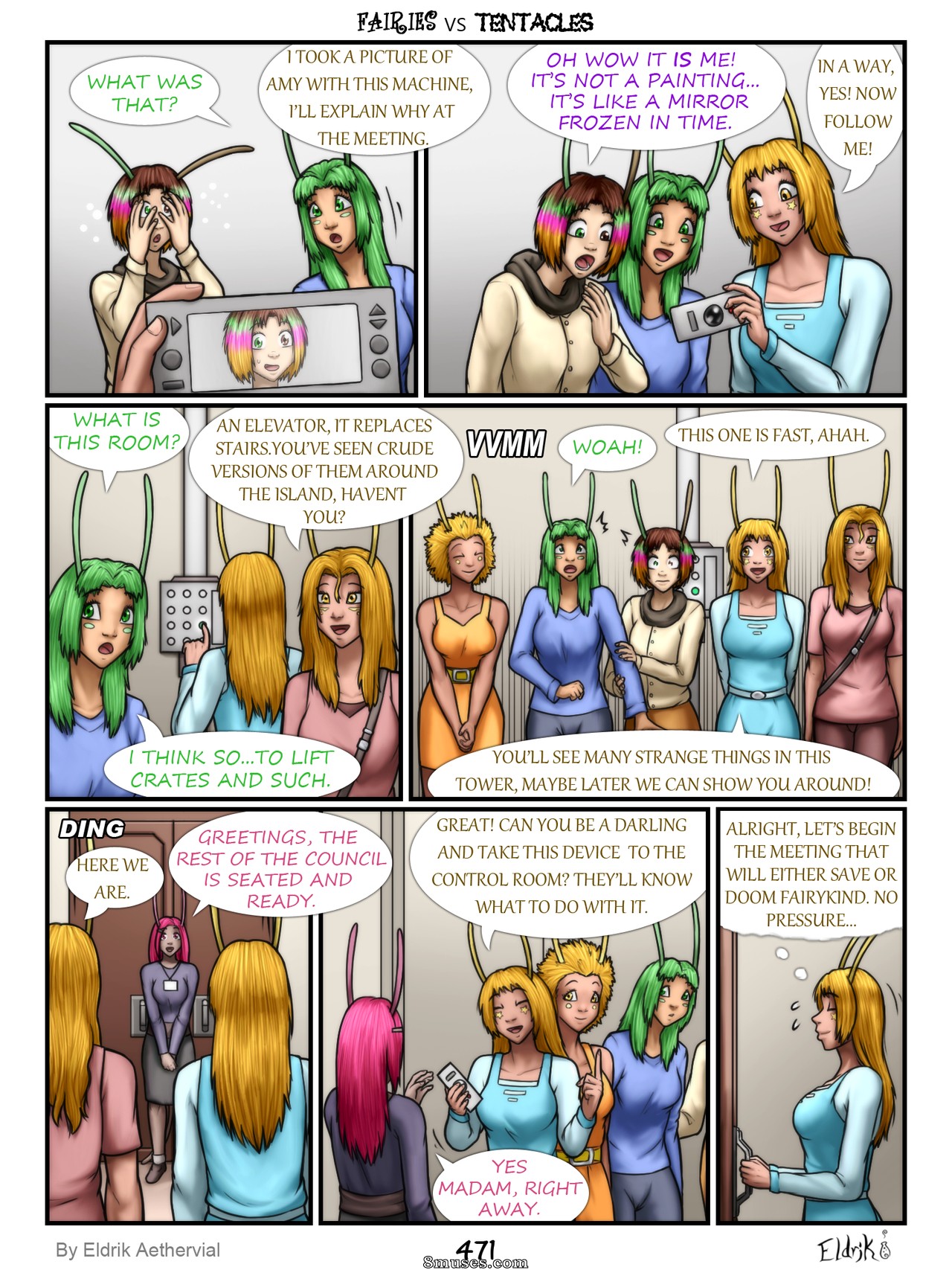 BobbyDando - Eldrik Aethervial - Fairies vs Tentacles - Page 472