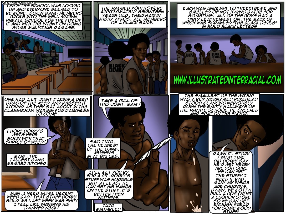 IllustratedInterracial.com Comics - Lust for the Librarian - Page 2