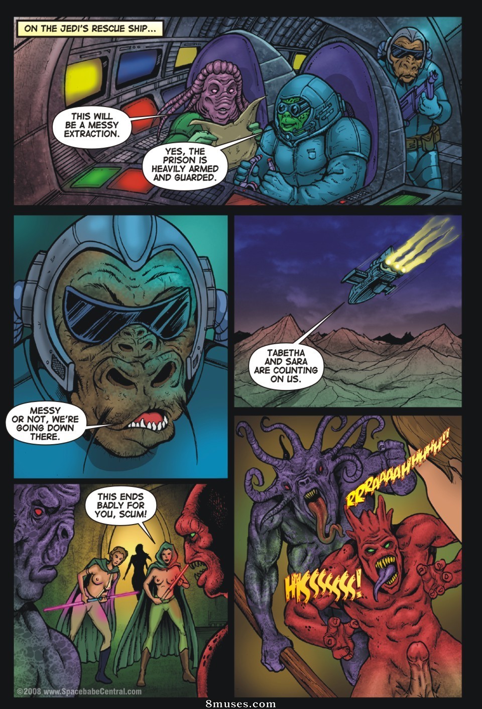 Monster Babe Central - Jedi Justice - Page 9