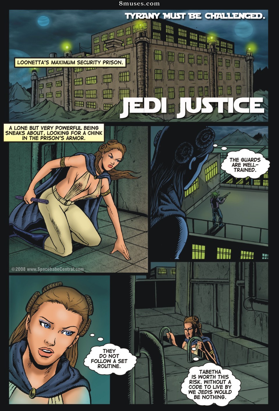 Monster Babe Central - Jedi Justice - Page 1