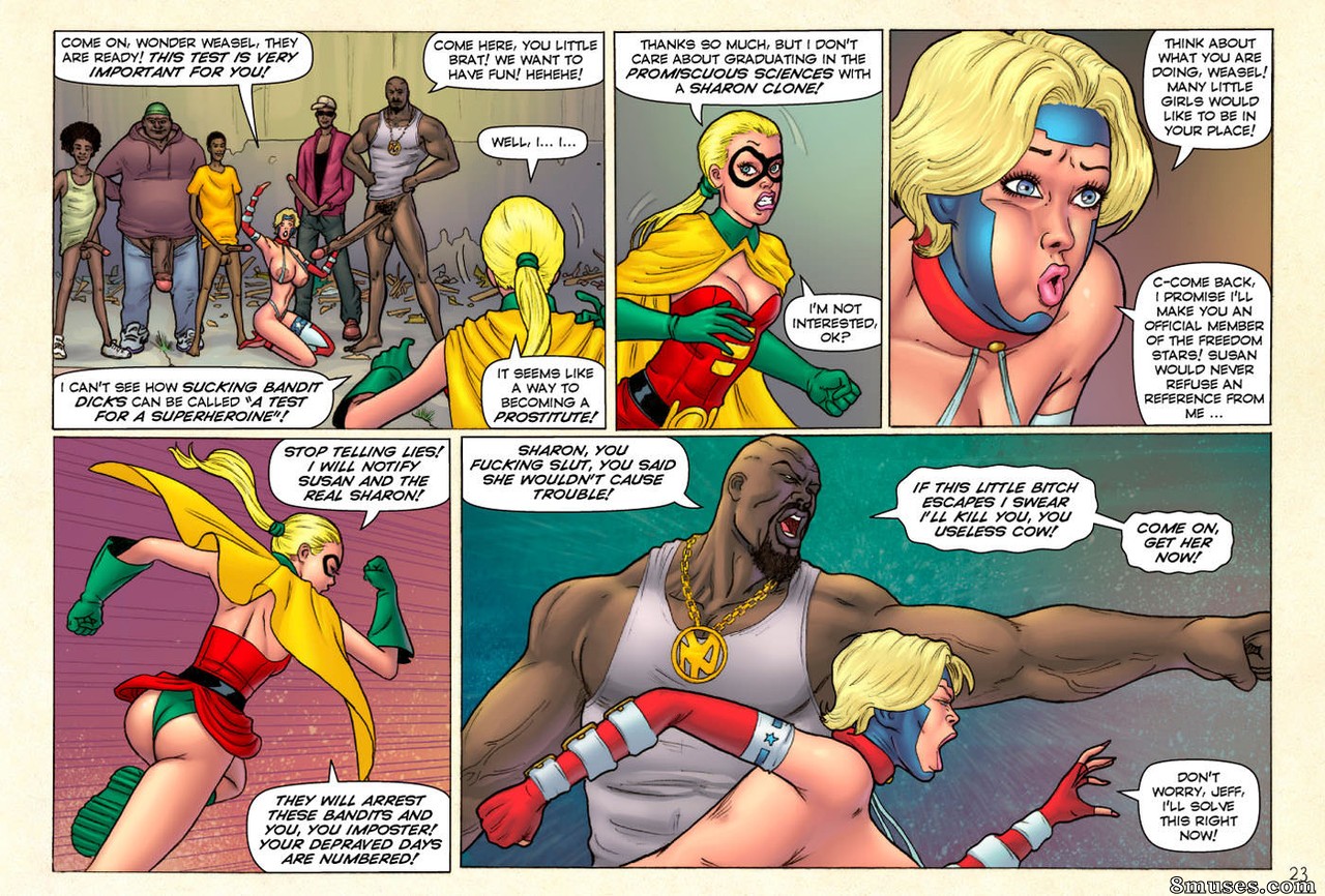 SuperHeroineComixxx - Começo da doninha maravilhosa - Página 23