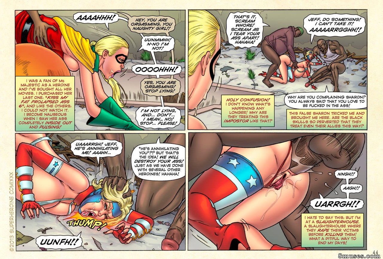 SuperHeroineComixxx - Começo da doninha maravilhosa - Página 44