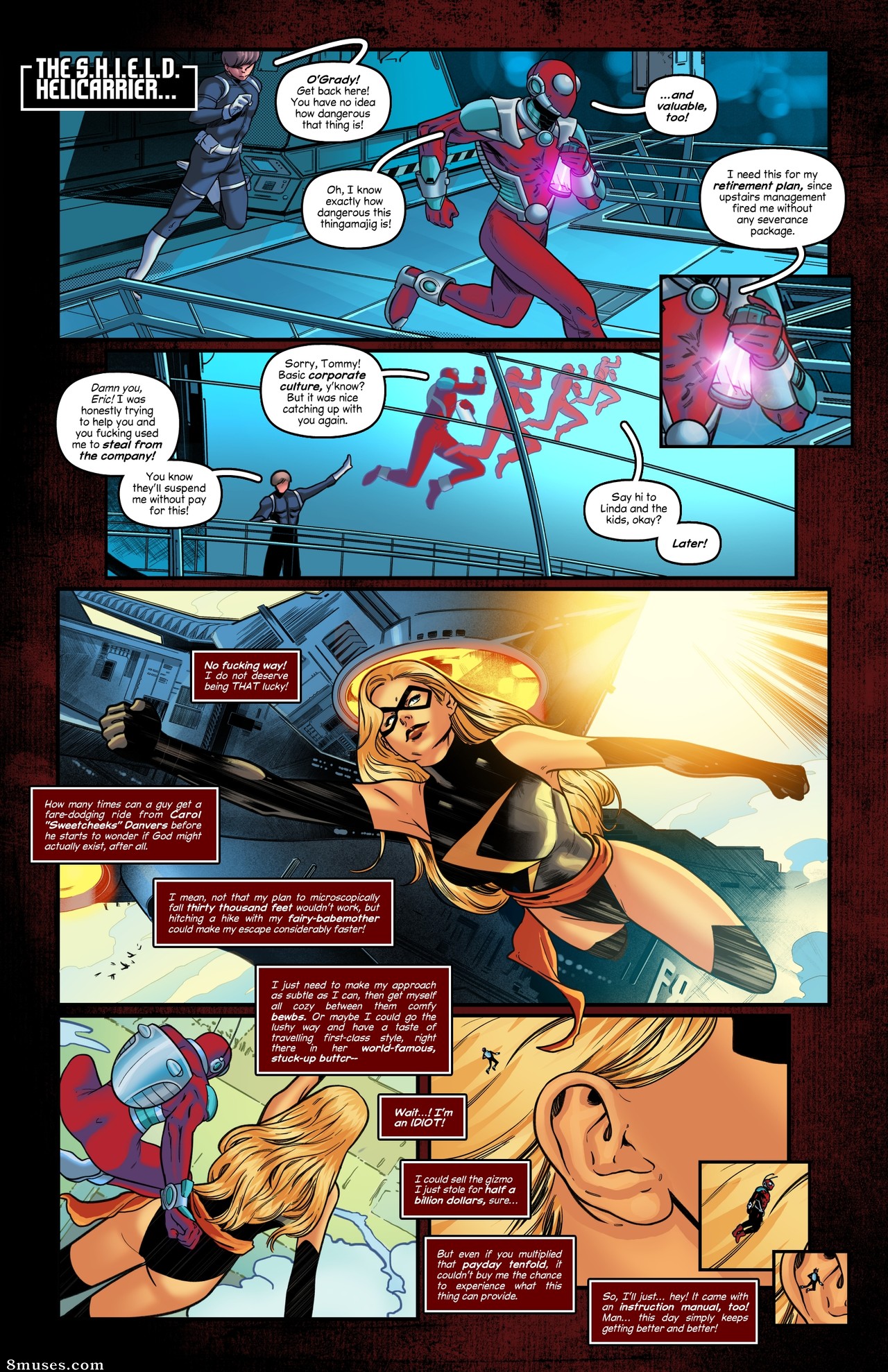 Tracy Scops Comics - Señorita Danvers - Secuestrada - Página 3