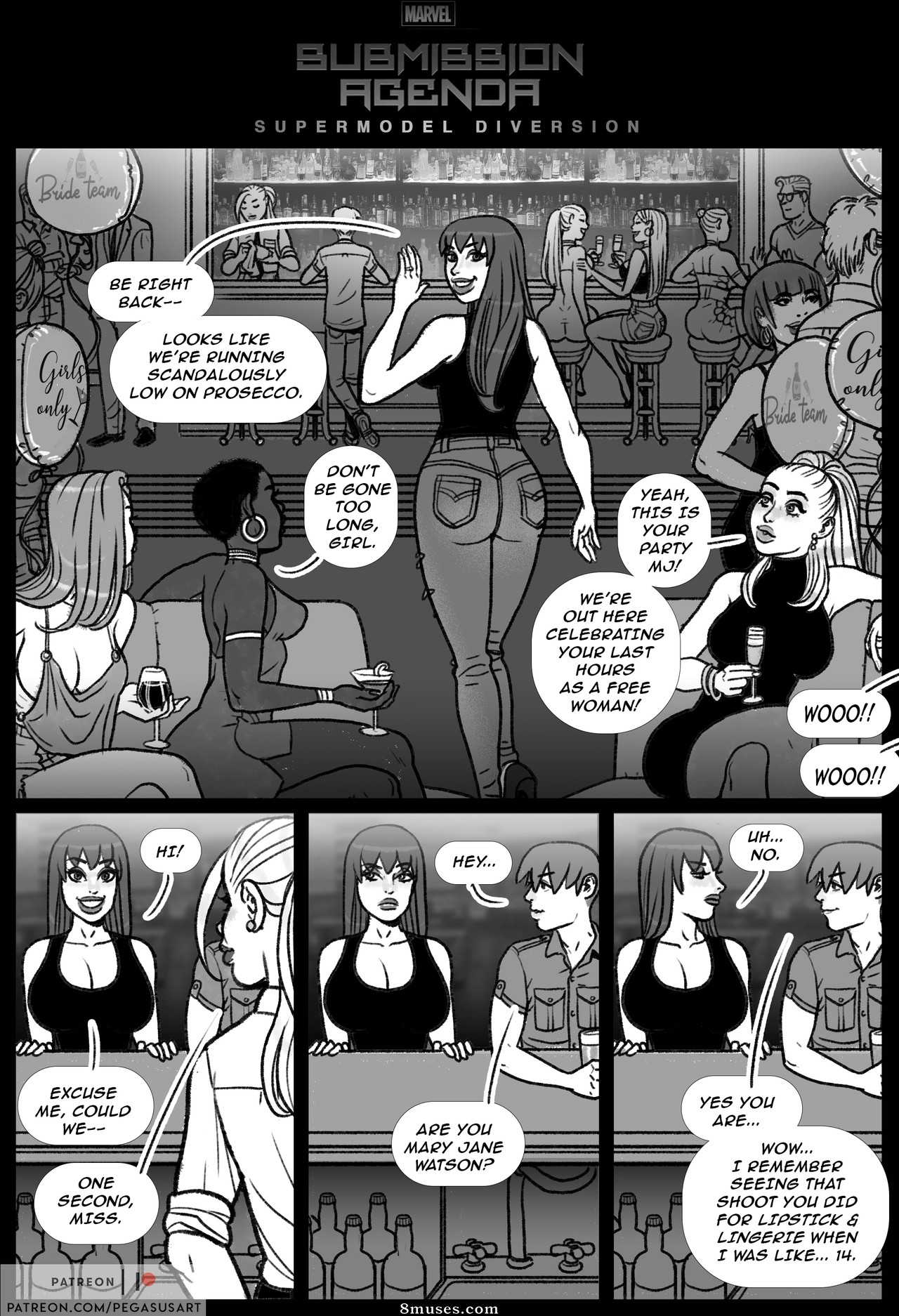 Pegasus Comics - Agenda de submissão - Desvio de supermodelo - Página 2