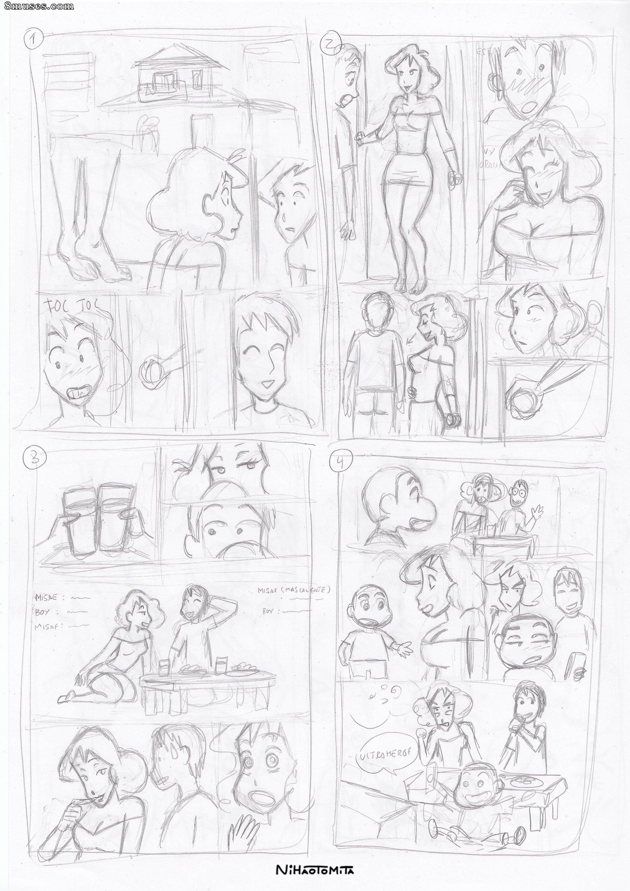 StoryBoards - Misae sketches and storyboard - Page 25