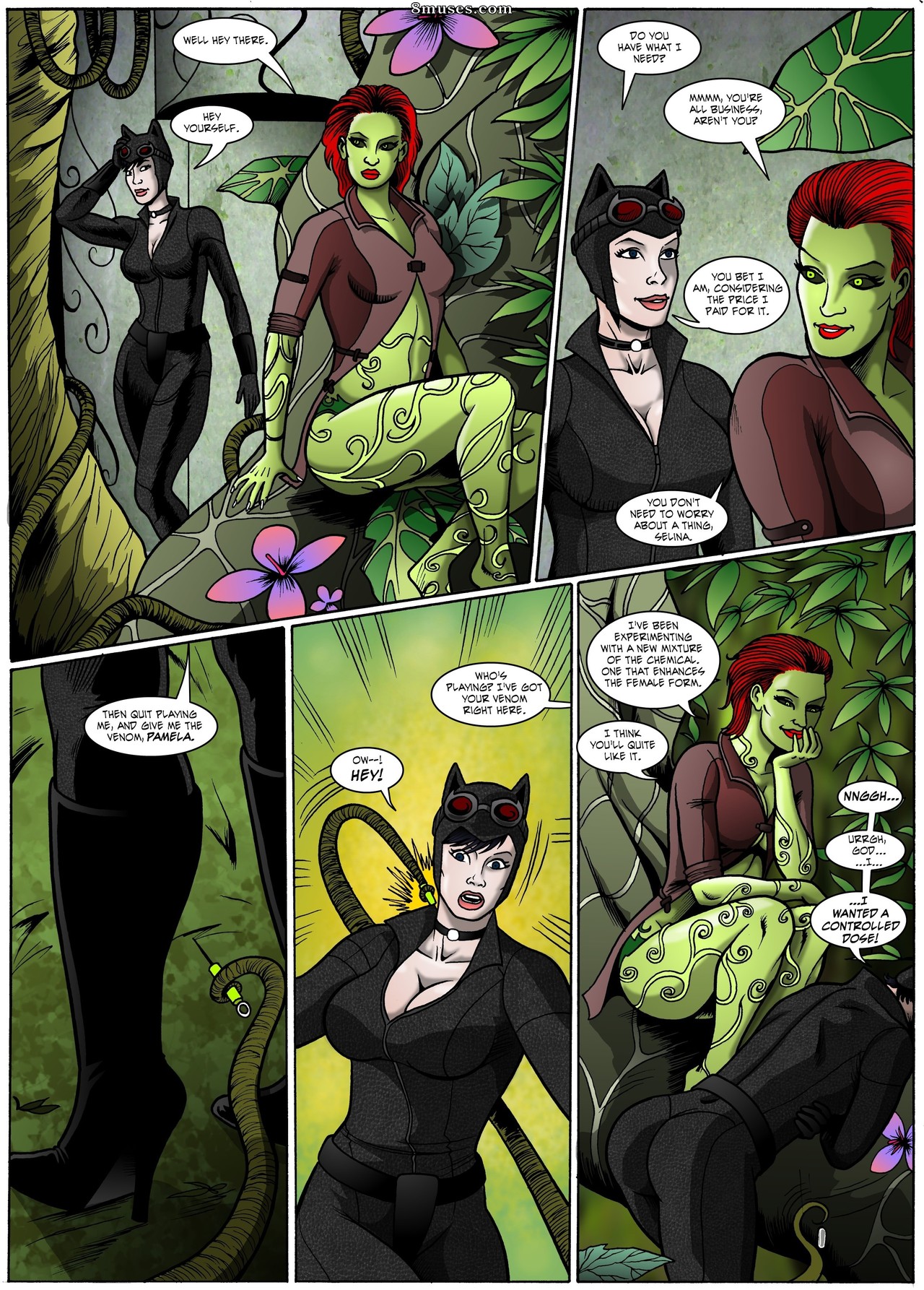 Manic Comics - Catwoman crescimento muscular - Página 1