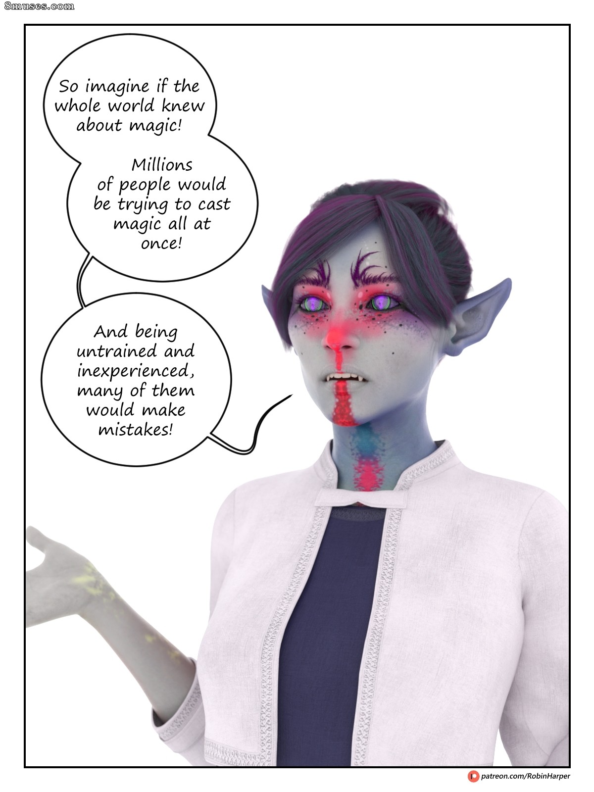 Episode 1 - Idealized - Part 7 - Reckless Public Practice of Magic - Page 93