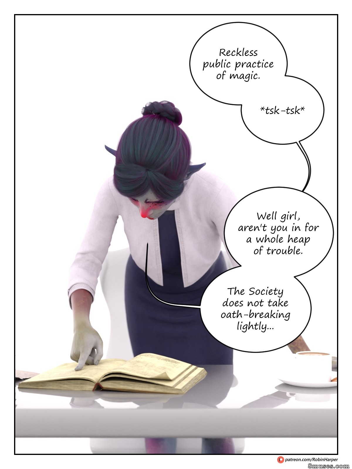 Episode 1 - Idealized - Part 7 - Reckless Public Practice of Magic - Page 7