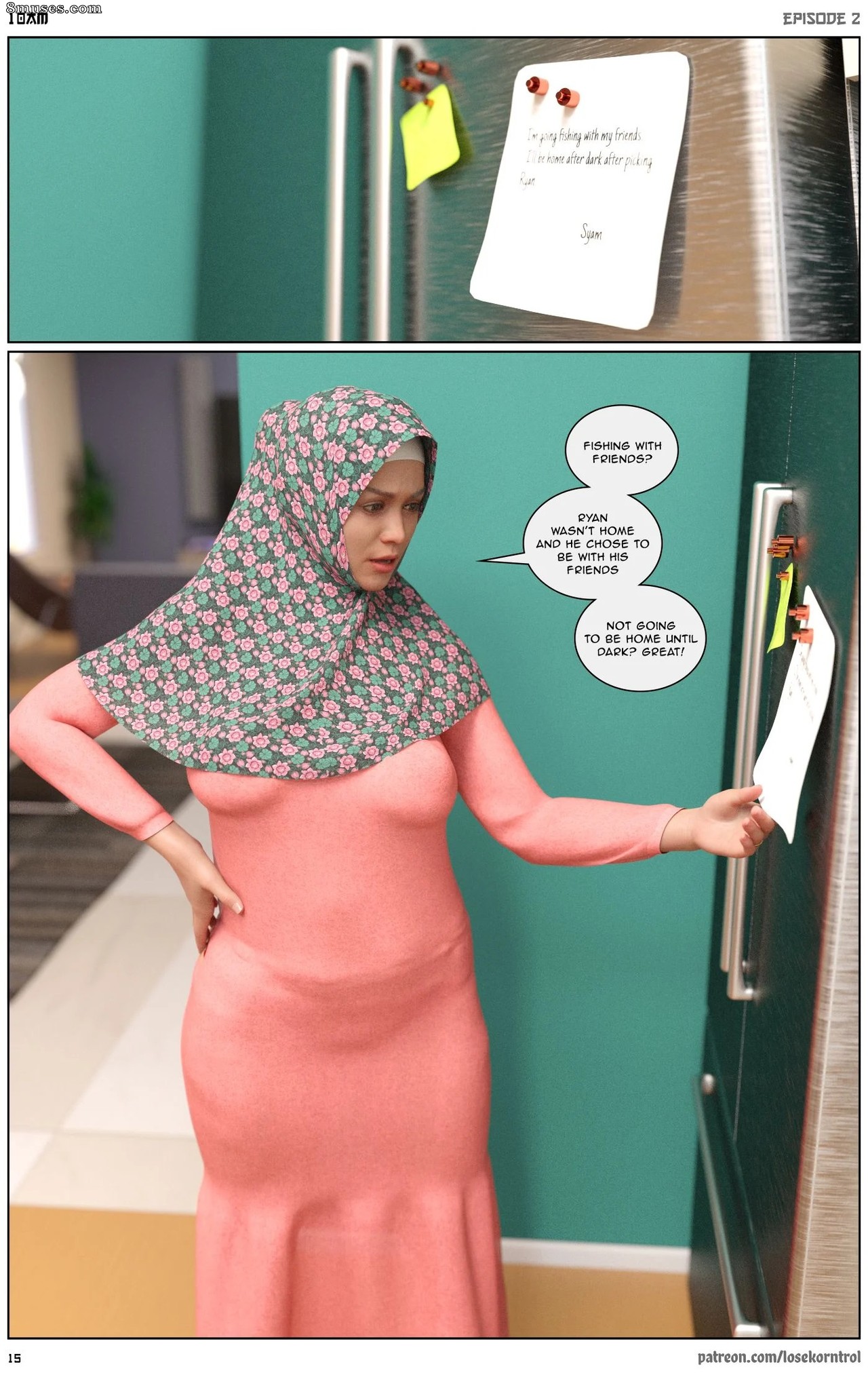 Page 15 | Various-Authors/Hijab-3DX-LoseKorntrol/10-AM/Issue-2 | 8muses -  Sex Comics