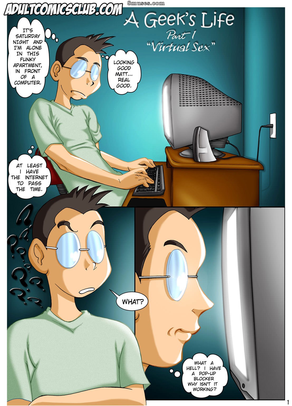 Melkormancin.com Comics - A geeks life - Page 1