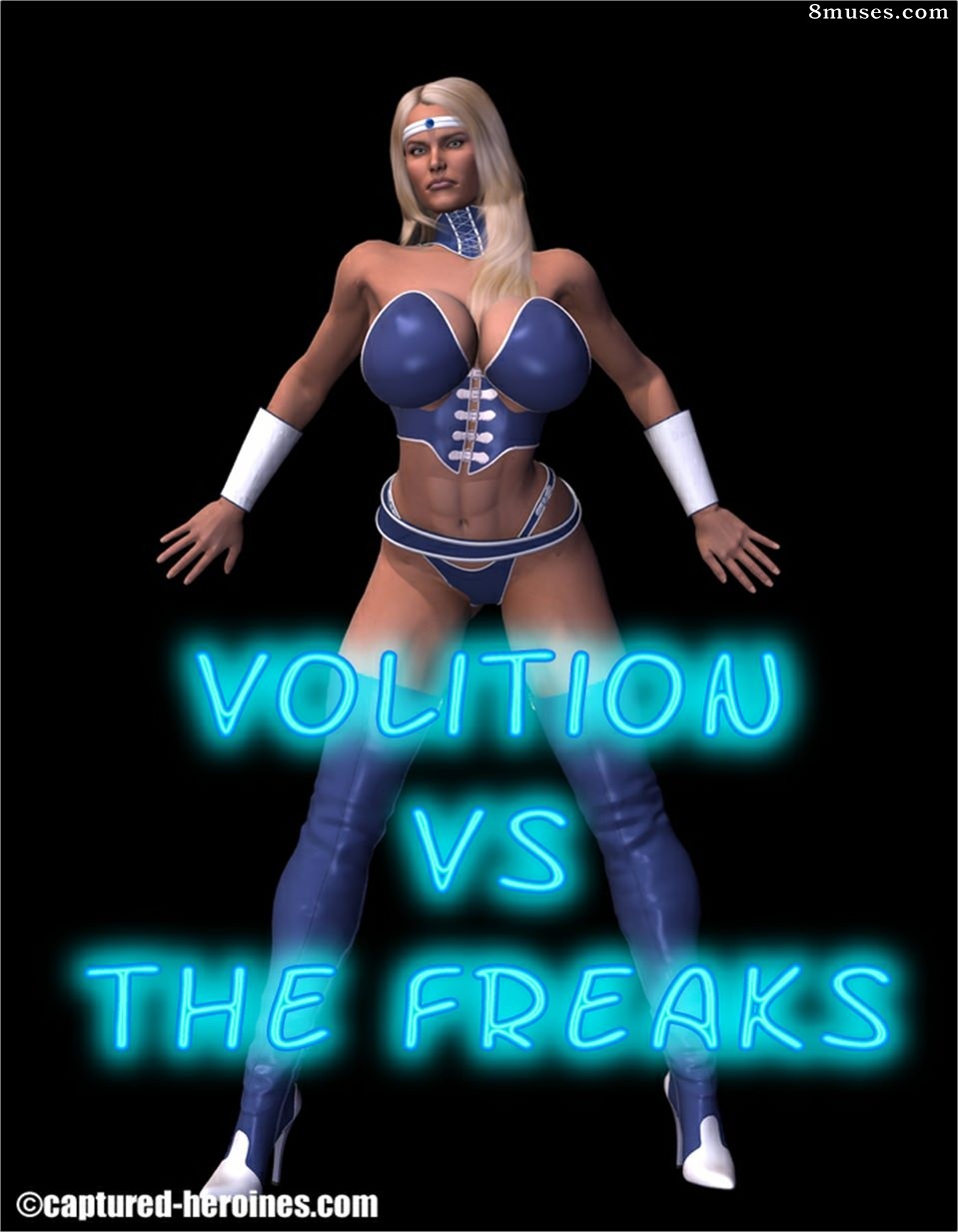Captured-Heroines Comics - Volición vs Los Freaks - Página 1