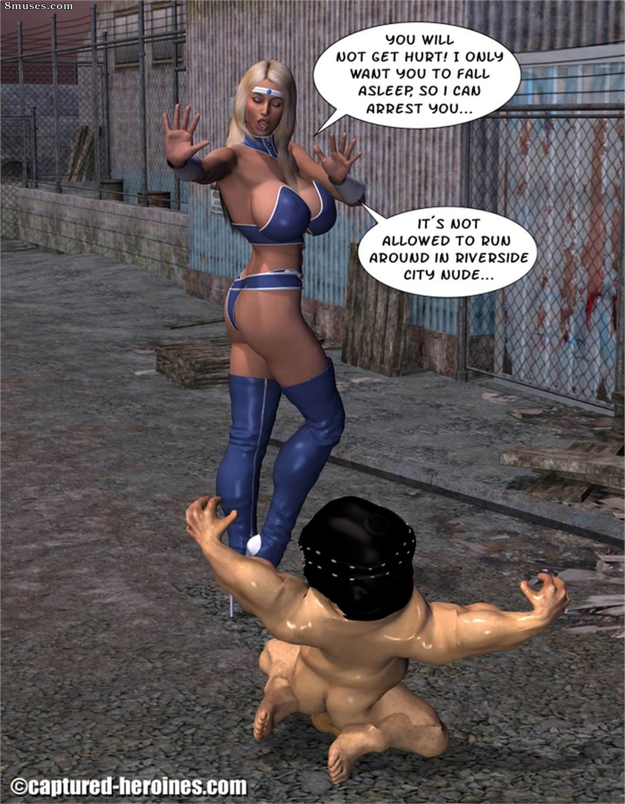 Captured-Heroines Comics - Volição vs Os Anormais - Página 5