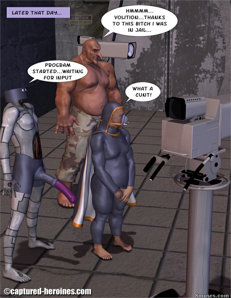 Captured-Heroines Comics - Volição vs Os Anormais - Página 71