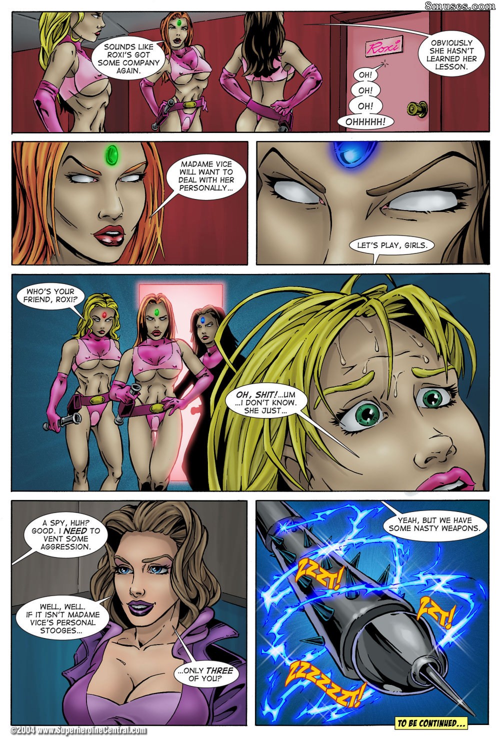 Superheroine Central Comics - Violações de Violet - Página 6