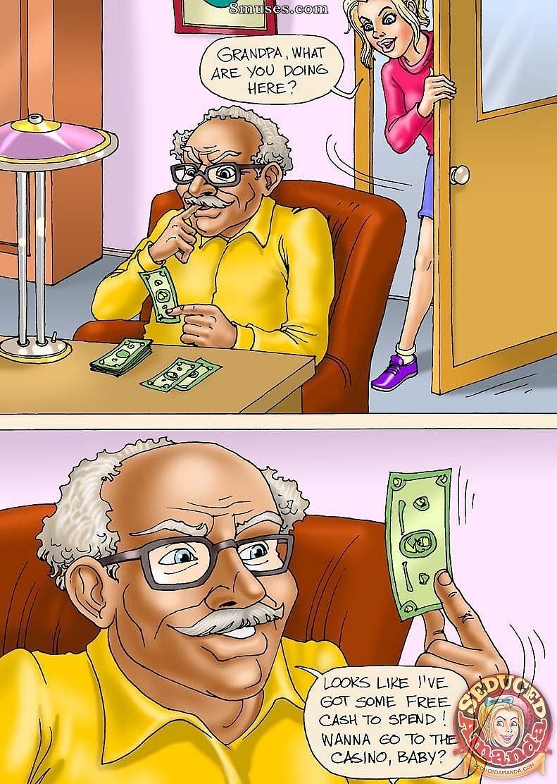 Seduced Amanda Comics - Visiting Casino - Page 1