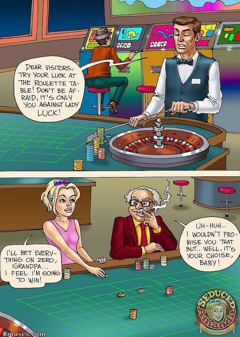 Seduced Amanda Comics - Visiting Casino - Page 4