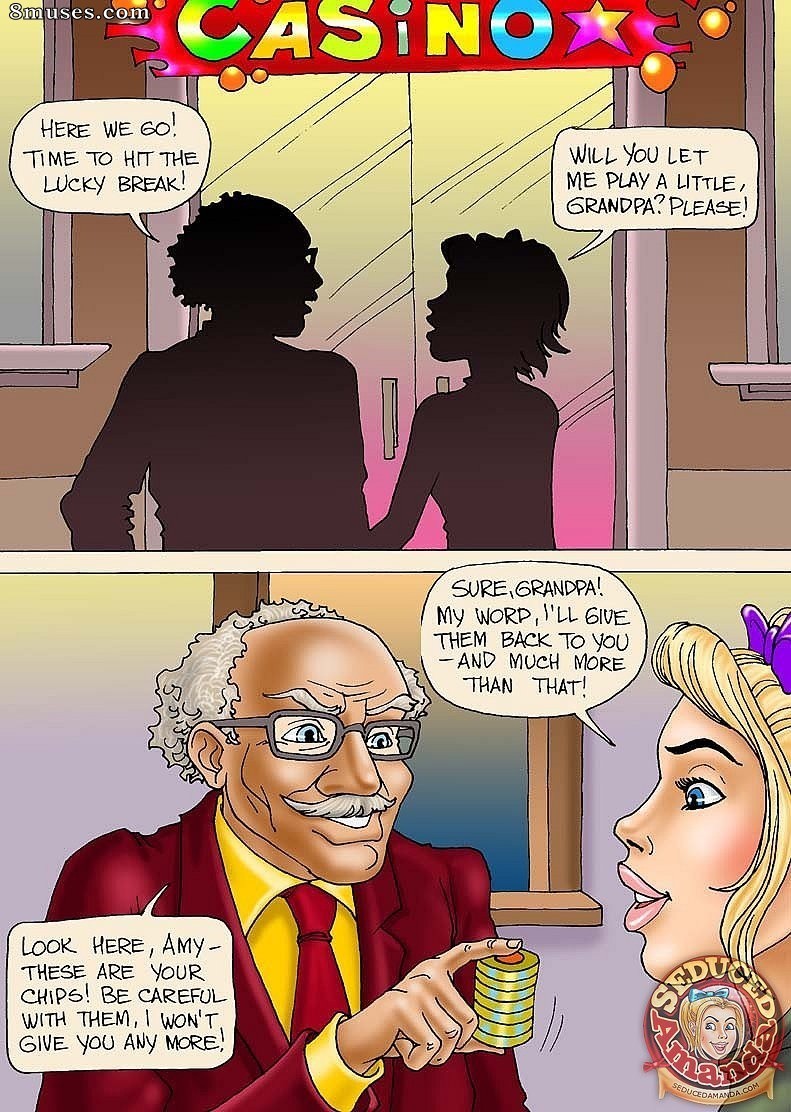 Seduced Amanda Comics - Visiting Casino - Page 3