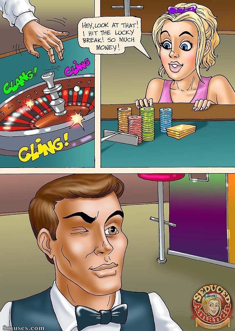 Seduced Amanda Comics - Visiting Casino - Page 15