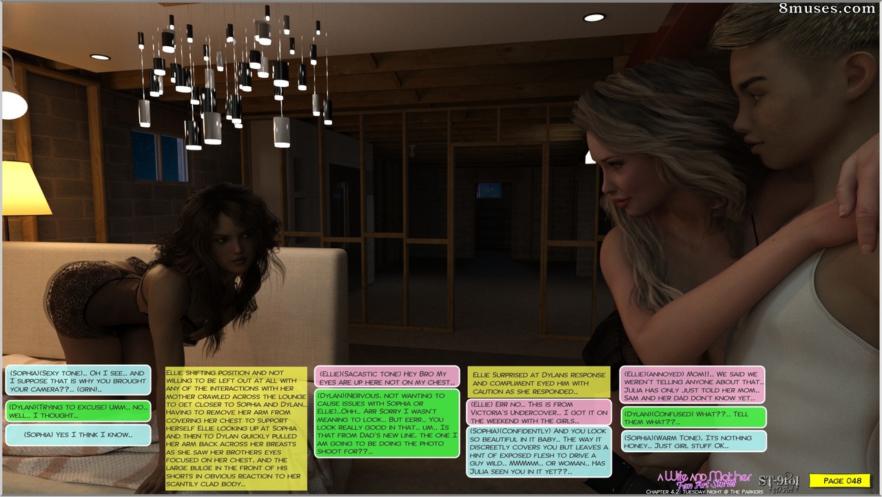 The FanArt Stories - Issue 4.2 - Tuesday Night at the Parkers - Page 48