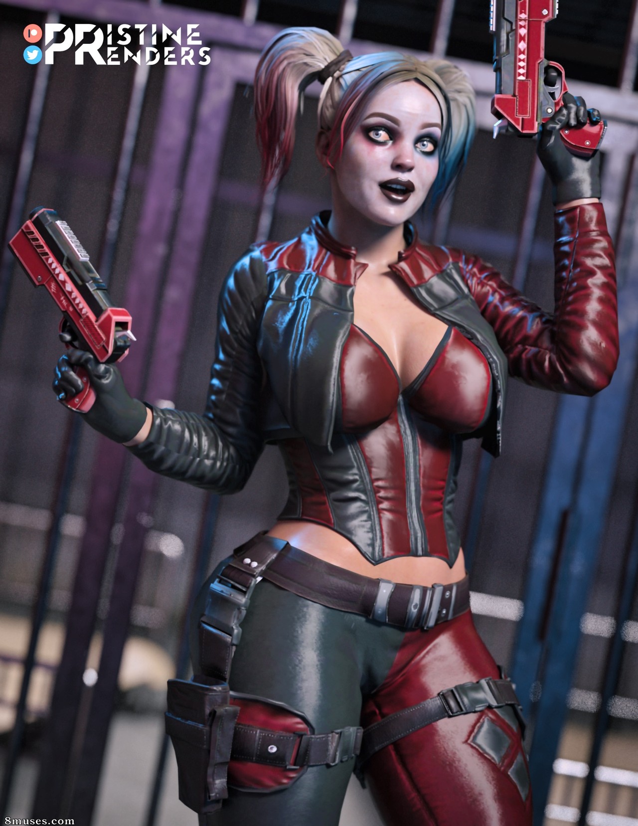 PristineRenders - Harley Quinn Visits The Joker - Page 1