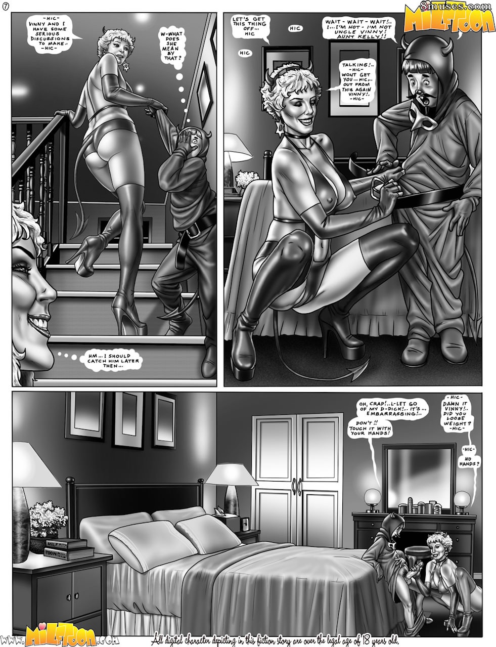 MilfToon Comics - Hola-ween - Página 8