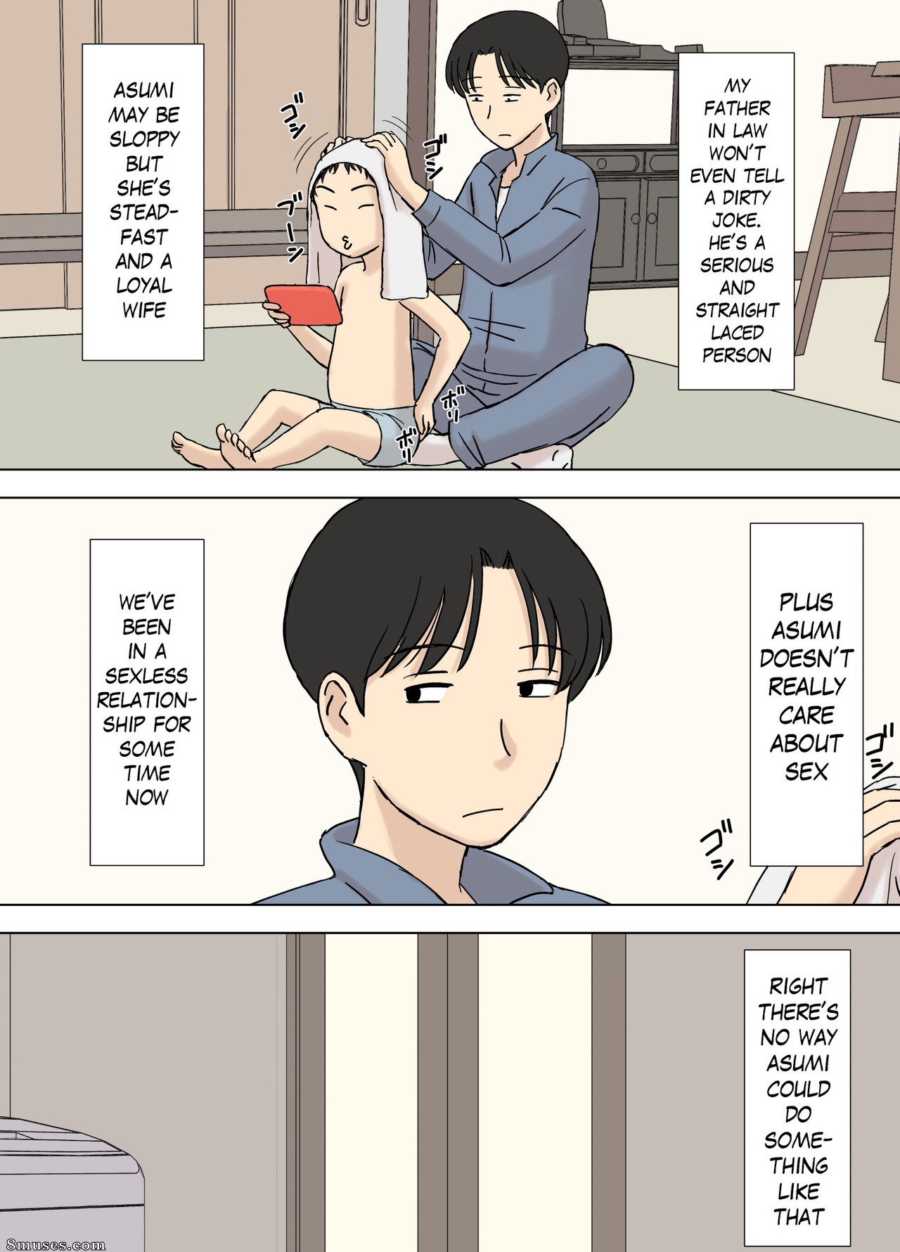 Page 9 Hentai-and-Manga-English/Urakan/My-Wife-Still-Bathes-With-Her- Father 8muses photo