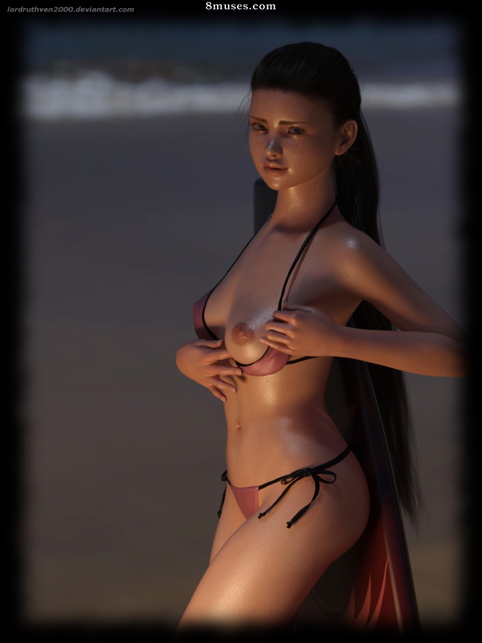 LordRuthven2000 - The Girl on the beach - Page 4