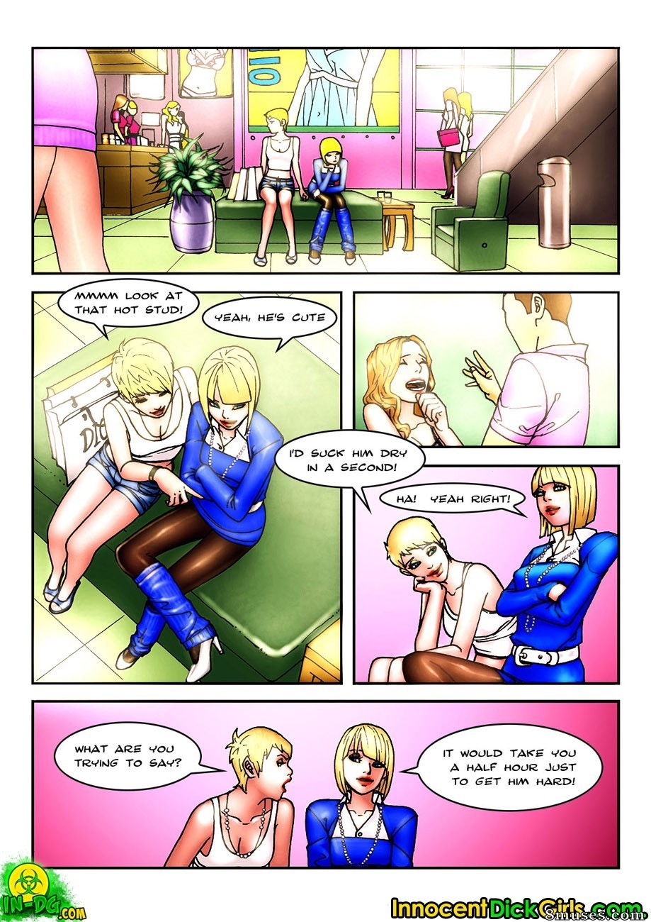 Innocent Dickgirls Comics - La felación - Página 2