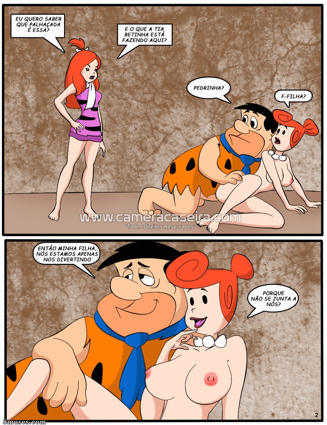 Os Flintistones - 6 Suruba em Família - Page 3