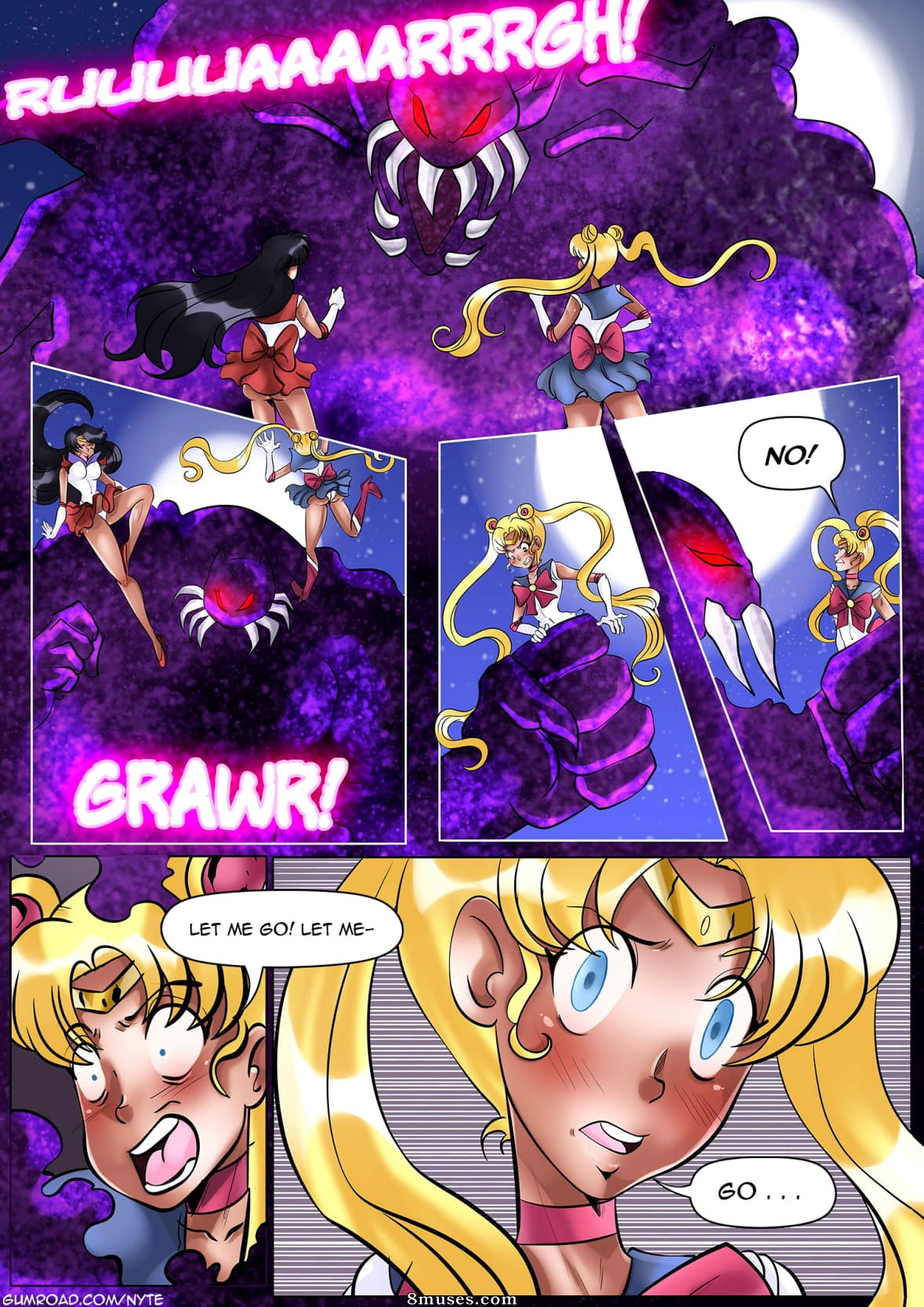 Nyte Vore Comics - Lunacy de Sailor Moon - Página 2