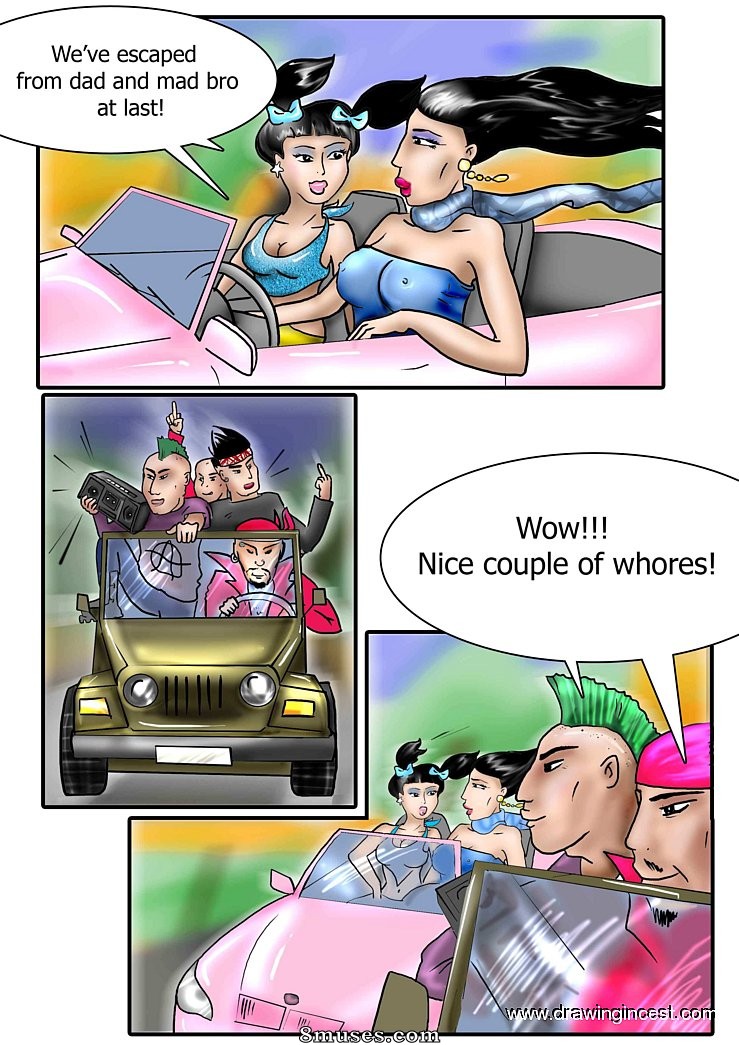 2D - Moms, daughters punishment for bad guys - Page 1