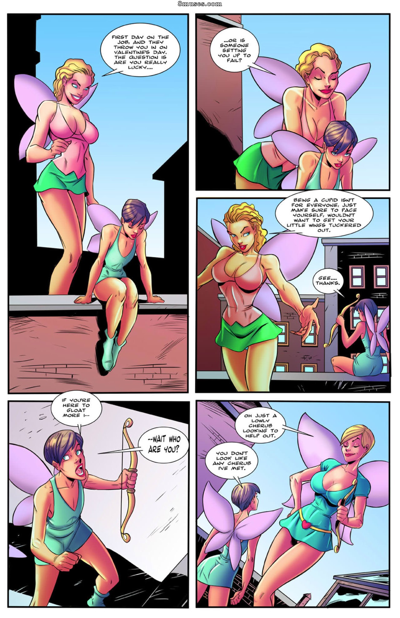 Giantess Club Comics - A Cupid's Big Day - Page 3
