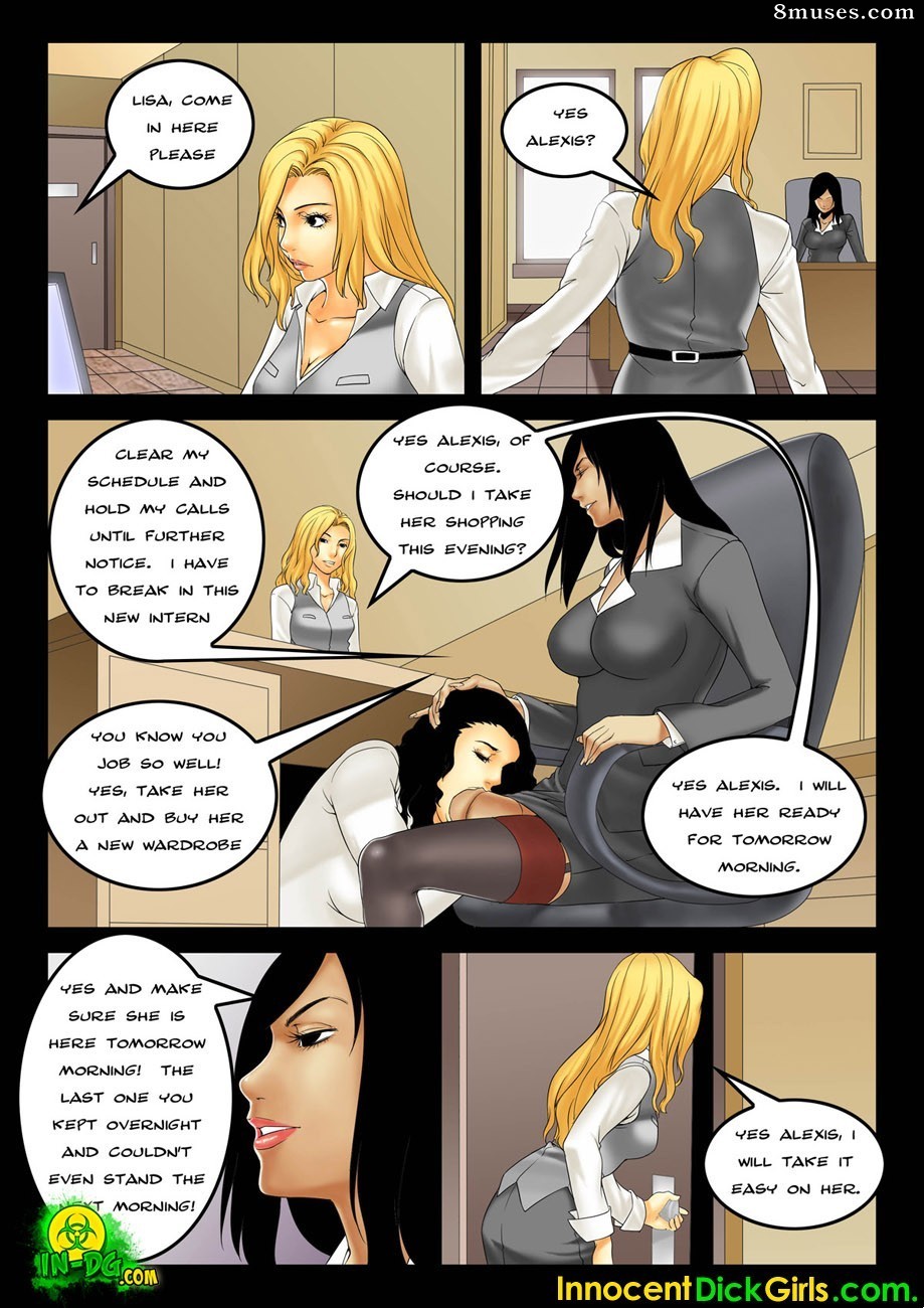 Innocent Dickgirls Comics - College Intern - Page 9