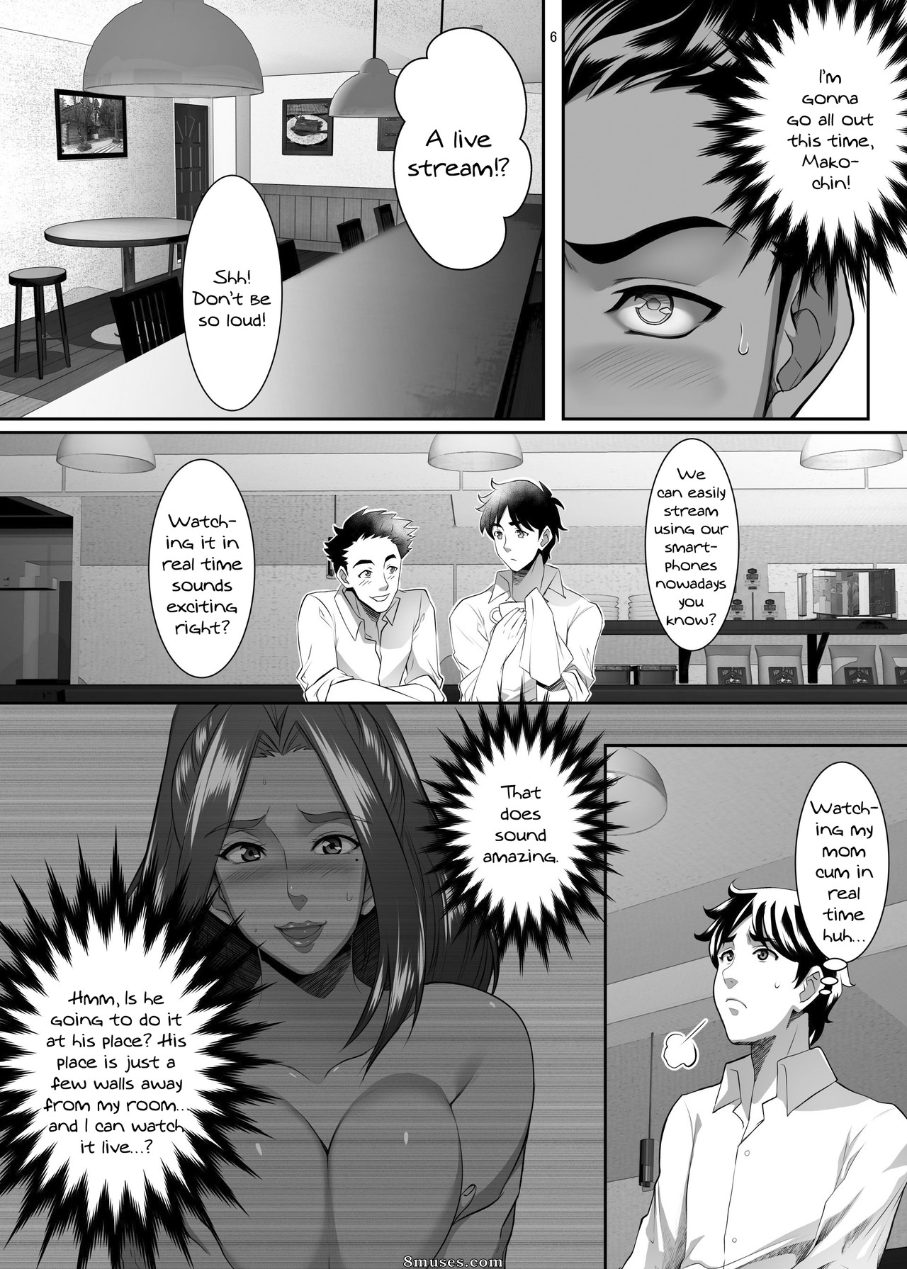 Page 5 Hentai-and-Manga -English/Eguchi-Chibi/Omae-no-Kaa-chan-Ii-Onna-da-yo-na_-Your-Moms-A-Pretty-Good- Woman-Huh/Issue-7 8muses