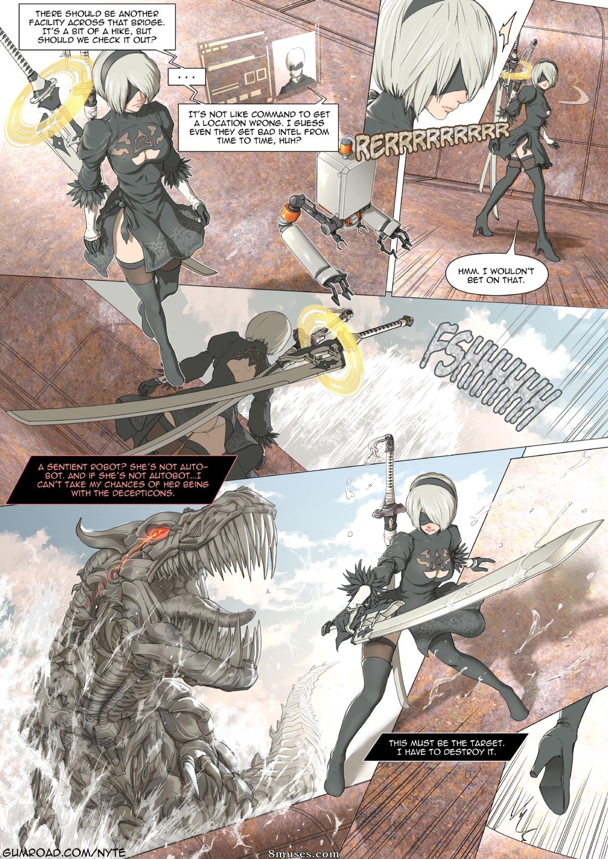 Nyte Vore Comics - 2B - La chasse à Grimmlock - Page 2
