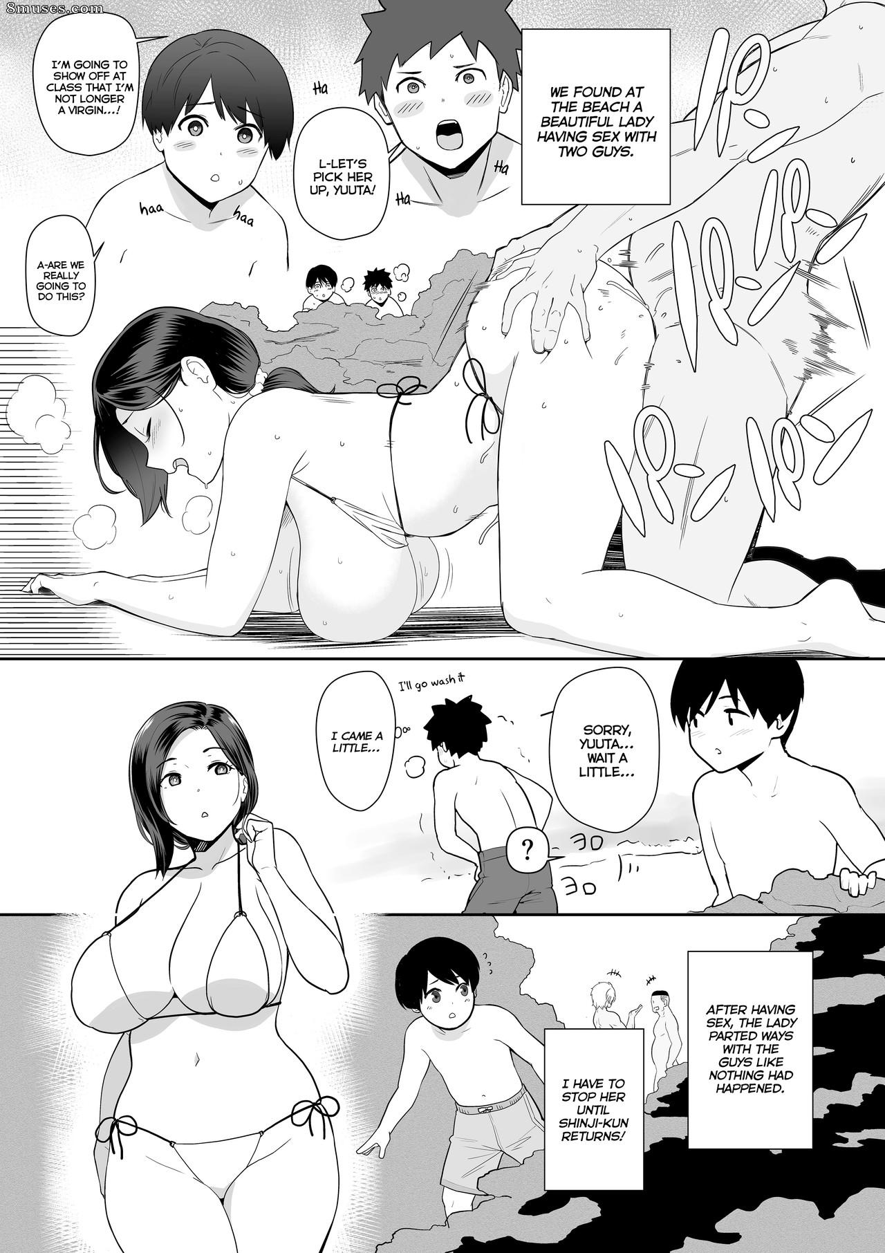 Page 1 | Hentai-and-Manga -English/Andoryu/Okaa-san-Itadakimasu-Thank-you-for-the-Mom/Side-Story/Issue-2  | 8muses - Sex Comics